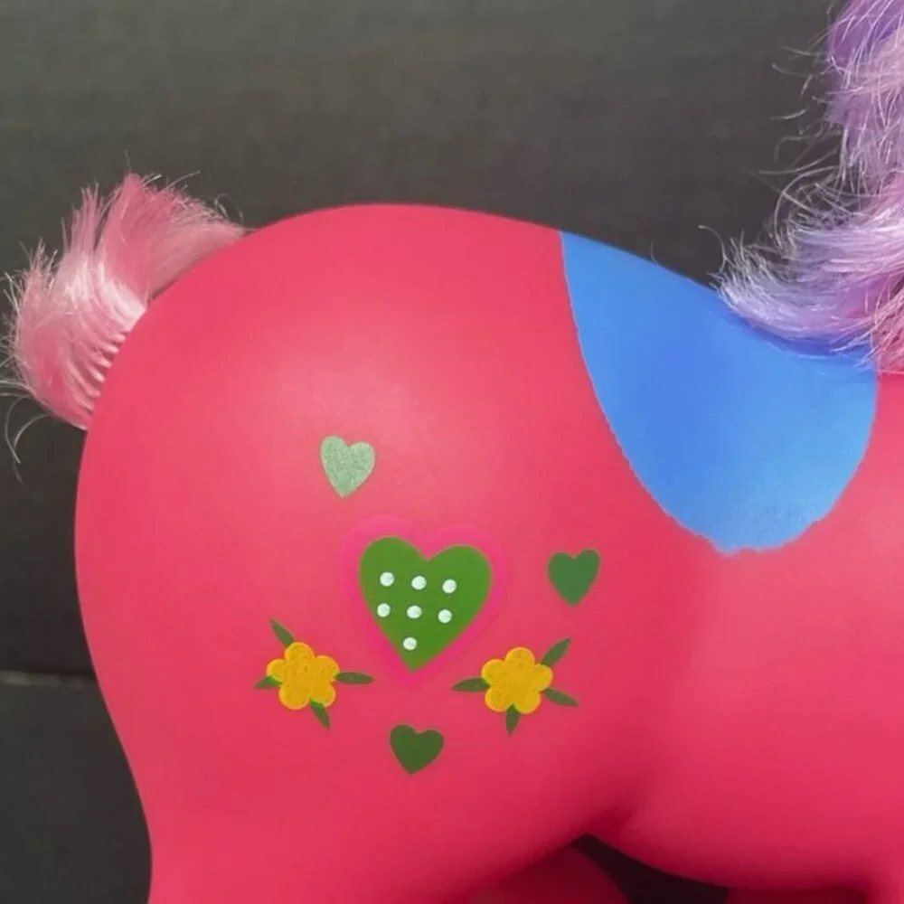 My‎ Little Pony Heart Pink Horse Purple Mane Gi-Go SML-05-B1